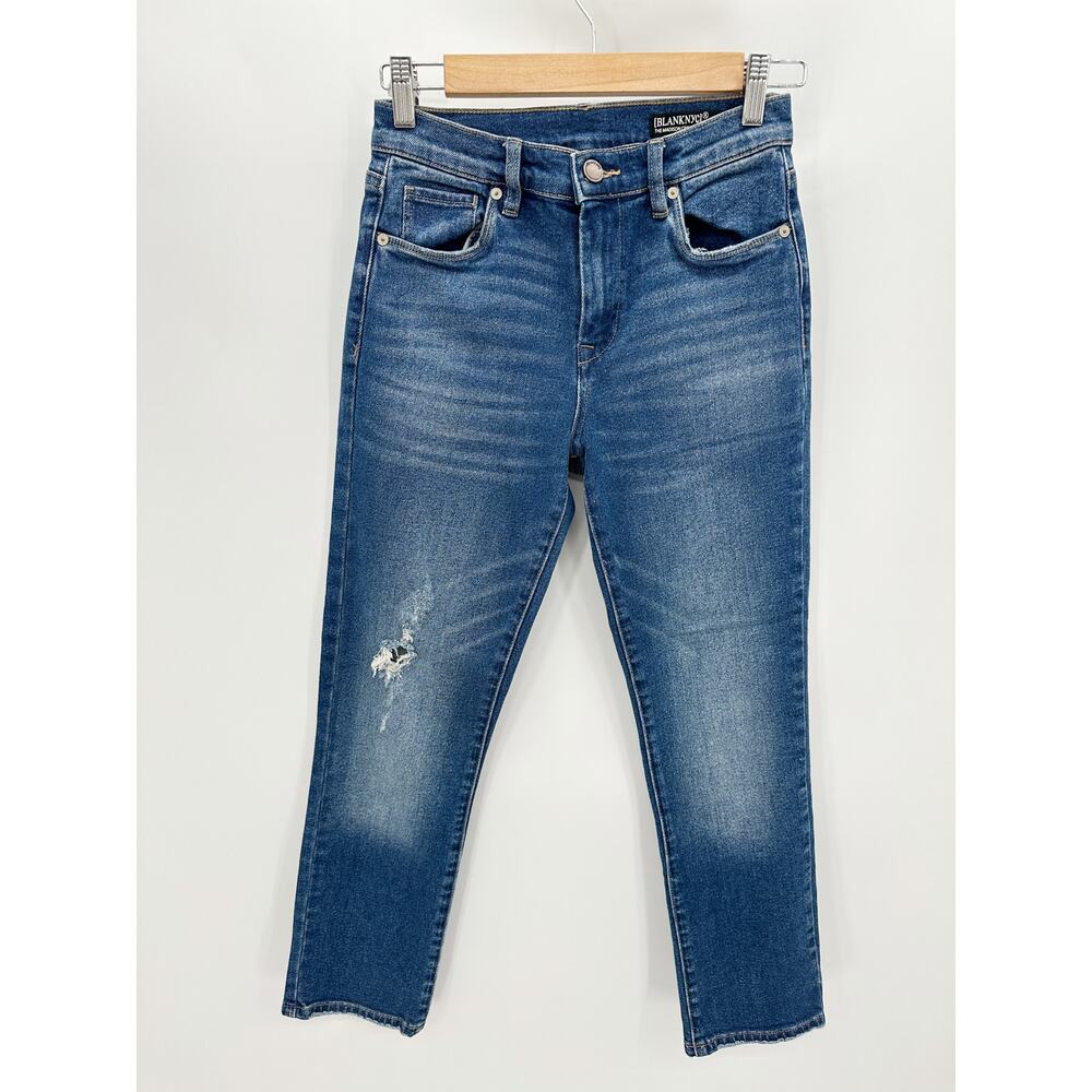 BlankNYC The Madison Crop High-Rise Cropped Denim‎ Jeans Womens Size 26